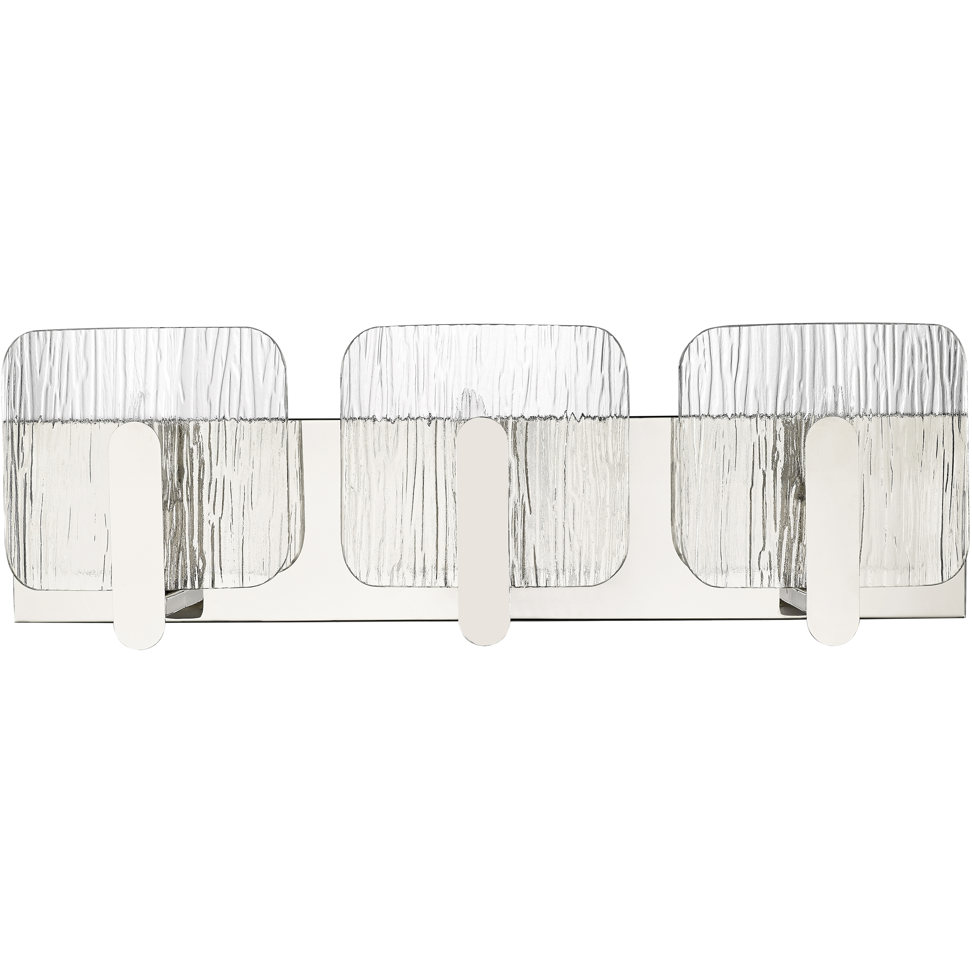 Rimini 3 Light 24 inch Polished Nickel Bathroom Vanity Light Wall Light